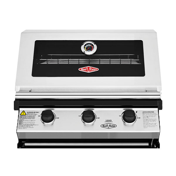 Beefeater 1200S 3 Burner Built-In Gas Barbecue