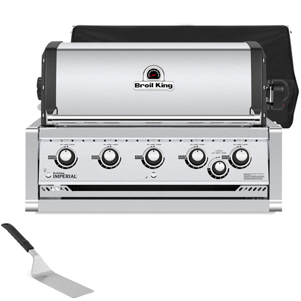 Broil King Imperial S570 Built-In Gas Barbecue | Rotisserie + <span style='color: #006666;'>FREE COVER + ACCESSORY</span>