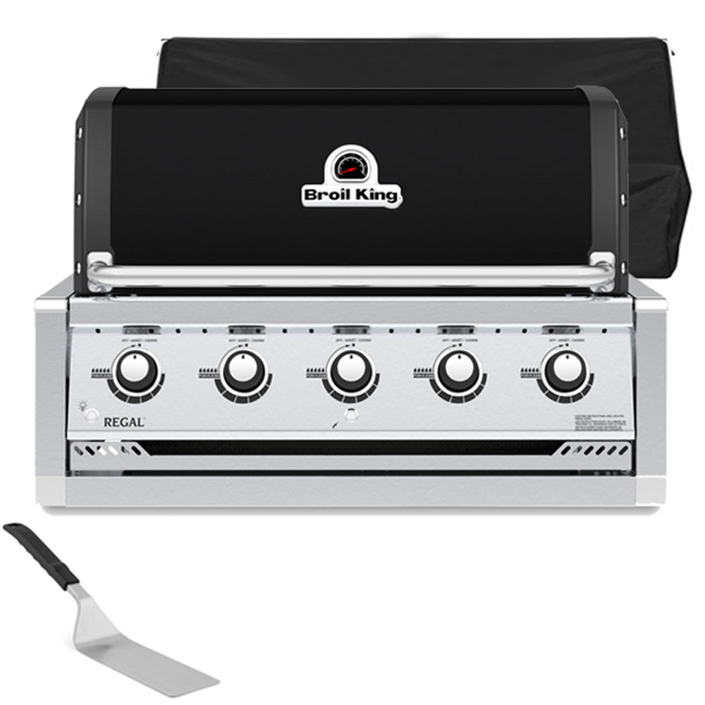 Broil King Regal 520 Built-In Gas Barbecue | <span style='color: #006666;'>FREE COVER + ACCESSORY</span>