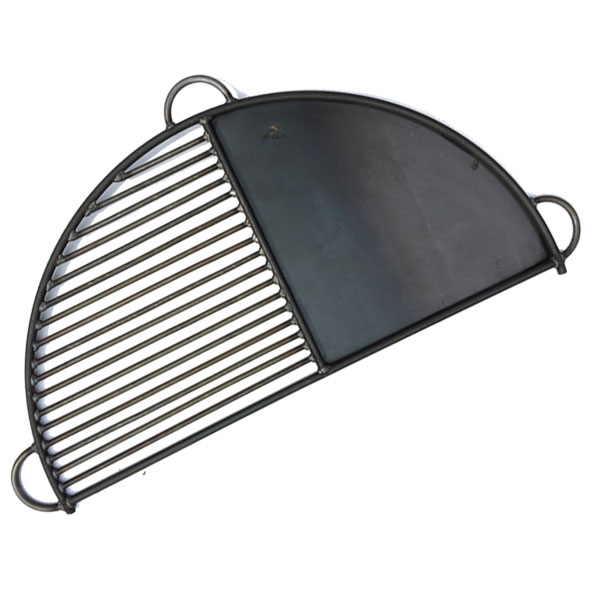 Firepits UK Half Moon Grill and Griddle BBQ Rack for 90cm Fire Pits