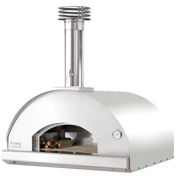 Fontana Marinara Built-In Wood Pizza Oven | Stainless Steel