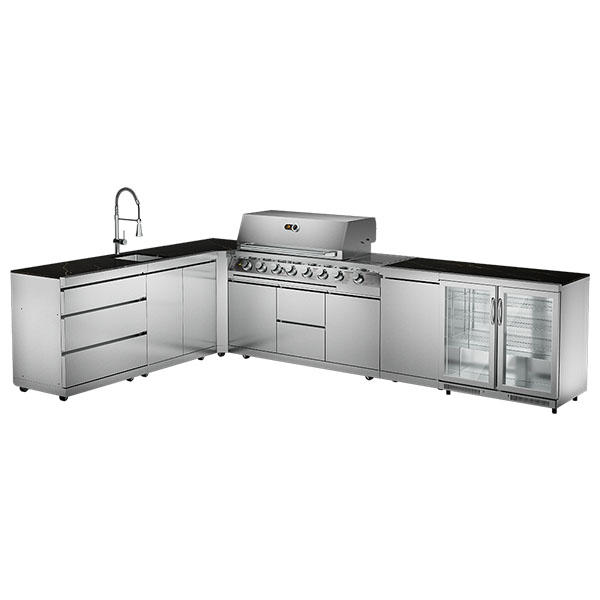 Whistler Stroud 6 Burner 6 Piece Outdoor Kitchen | <span style='color: #006666;'>New 2023</span>