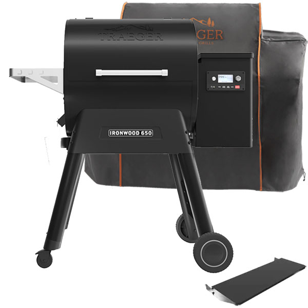 Traeger Ironwood 650 Pellet Grill | FREE COVER + FRONT SHELF