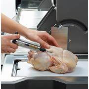 Napoleon Stainless Steel Marinade Injector 55028 | In Use Chicken