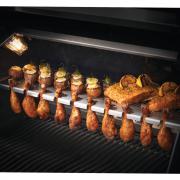 Napoleon Rogue 425 Multifunctional Grilling Rack Upgrade Kit 71501 | In Use