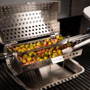 Broil King Rotisserie Tumble Basket 64875 | In Use
