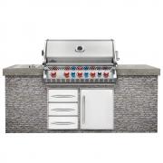 Napoleon Prestige BIPRO665 Built-In Natural Gas Barbecue | Outdoor Kitchen Example