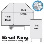 Broil King Royal Premium Exact Fit Cover | Dimensions