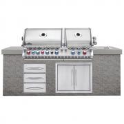 Napoleon Prestige BIPRO825 Built-In Gas Barbecue | Outdoor Kitchen Example