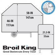 Broil King Crown 490 Select Exact Fit Cover | Dimensions 