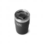 YETI Black Rambler 8 Oz Stackable Cup &#124; Magslider Lid - view 3