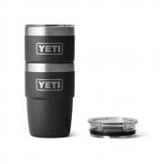 YETI Black Rambler 8 Oz Stackable Cup &#124; Magslider Lid - view 4