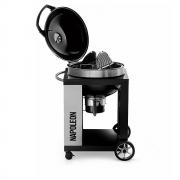 Napoleon PRO Charcoal Kettle Barbecue with Cart | Easy Charcoal Access Grate