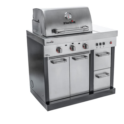 Char-Broil Ultimate 3200 3 Burner Gas Barbecue Modular Kitchen