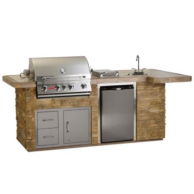 Bull BBQ in Stucco or Rock Outdoor BBQ Kitchen Island