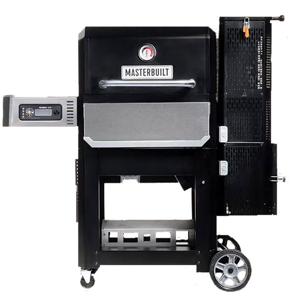 Masterbuilt 800 Gravity Fed Digital Charcoal Grill, Griddle & Smoker + FREE CHUNKS 