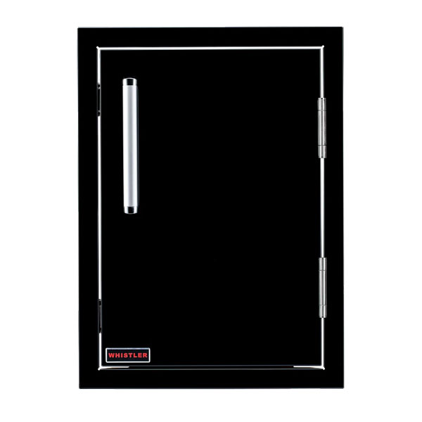 Whistler Burford Black Silk Large Single Vertical Door | New 2024