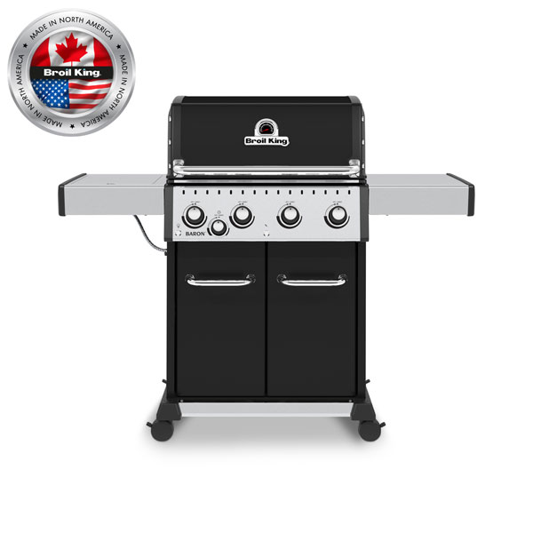 Broil King Baron 440 4 Burner Gas Barbecue + FREE COVER