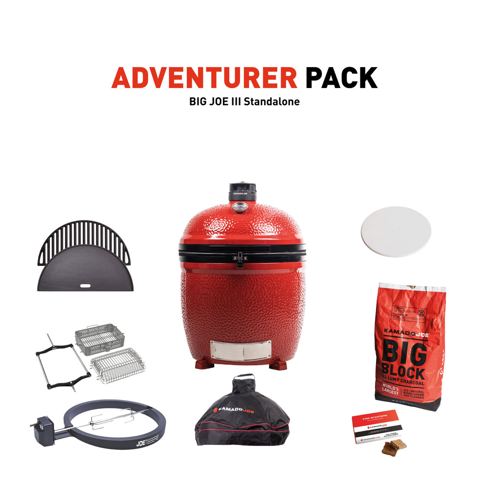 Kamado Joe Big Joe III Stand Alone | Adventurer Pack