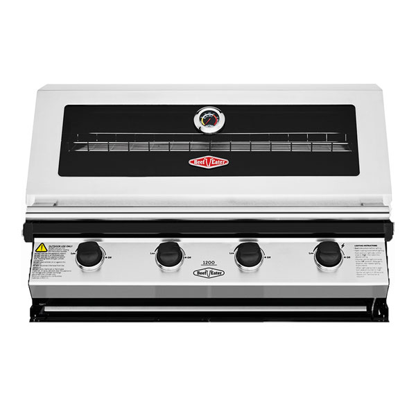 Beefeater 1200S 4 Burner Built-In Gas Barbecue 
