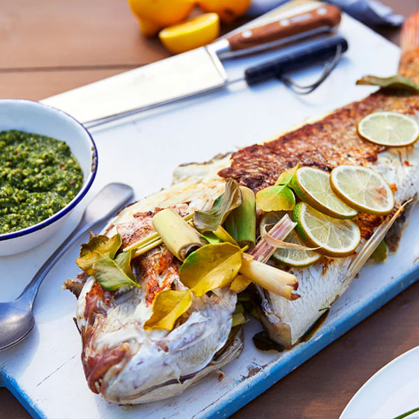 Beefeaters Grilled Pink Snapper
