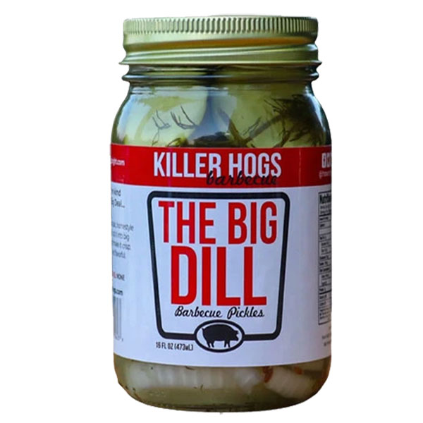 Killer Hogs - The Big Dill, BBQ Pickles - 453g