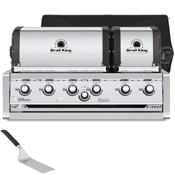 Broil King Imperial S670 Built-In Gas Barbecue | Rotisserie + <span style='color: #006666;'>FREE COVER + ACCESSORY</span>
