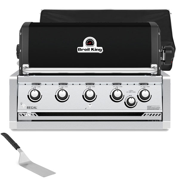 Broil King Regal 570 Built-In Gas Barbecue | Rotisserie + FREE COVER + ACCESSORY