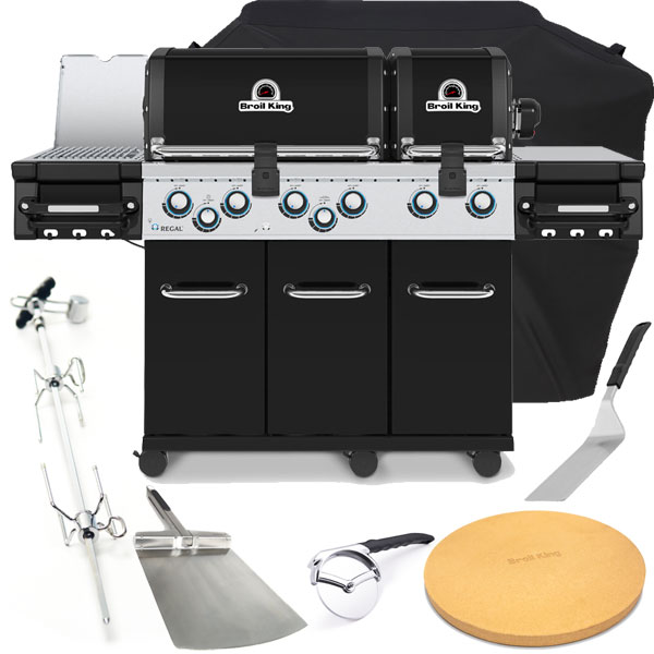 Broil King Regal 690 IR Gas Barbecue | Rotisserie + FREE COVER + ACCESSORIES