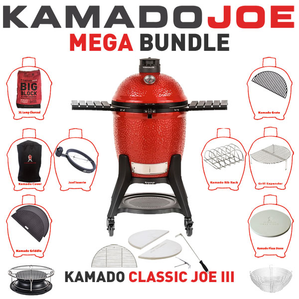 Kamado Classic Joe III Mega Bundle