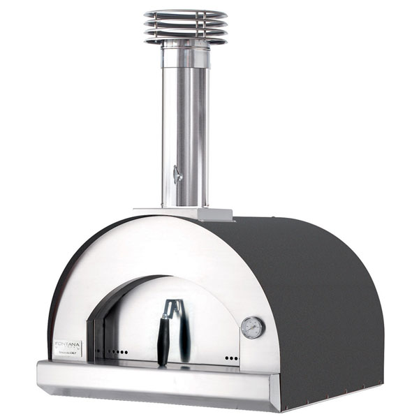 Fontana Margherita Built-in Wood Pizza Oven | Anthracite 