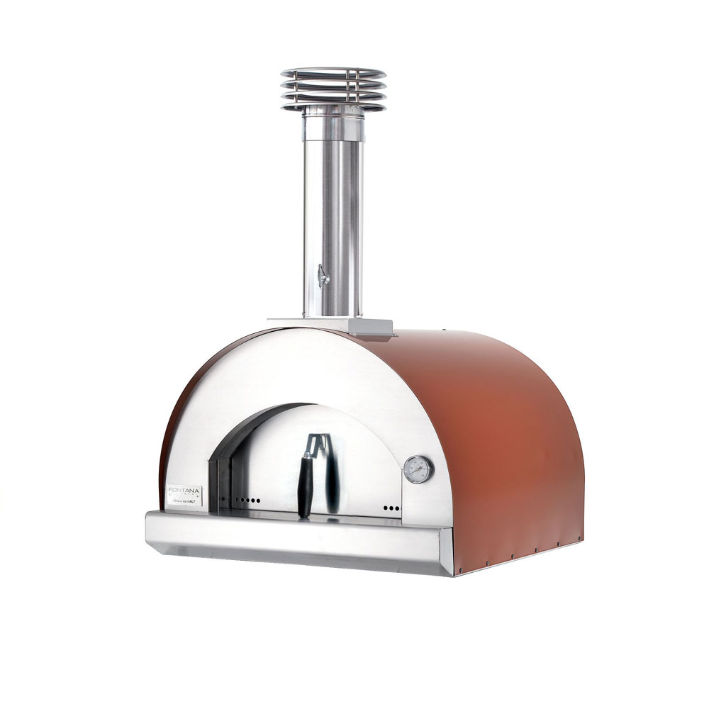 Fontana Margherita Built-in Wood Pizza Oven | Rosso