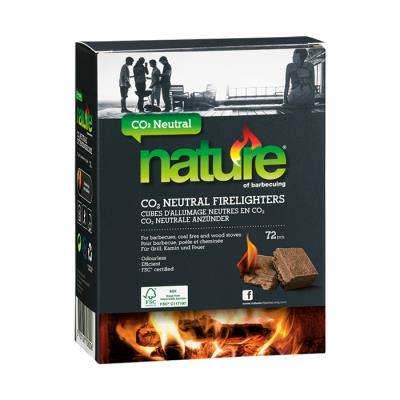 Nature CO2 Neutral BBQ & Stove Firelighters 72pc