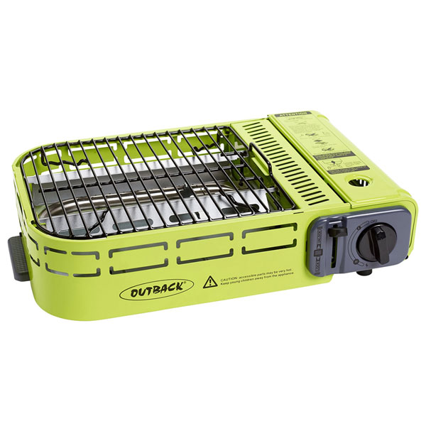 Outback U-BBQ Portable Gas Barbecue | Green