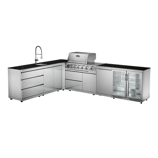 Whistler Stroud 4 Burner 6 Piece Outdoor Kitchen | <span style='color: #006666;'>New 2023</span>