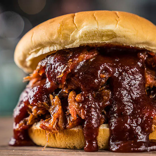 Traegers Traditional Smoked Pulled Pork Sandwich