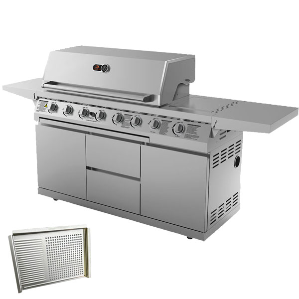 Whistler Cirencester 6 Burner Gas Barbecue | <span style='color: #006666;'>FREE ACCESSORY</span>
