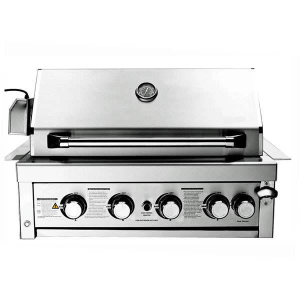 Whistler Tetbury 4 Burner Built-In Gas Barbecue 