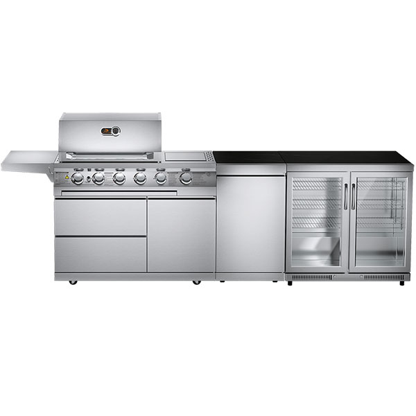 Whistler Blockley 4 Burner 3 Piece Outdoor Kitchen | <span style='color: #006666;'>New 2023</span>