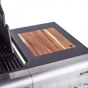 Outback Jupiter 6 Burner Hybrid Barbecue with Chopping Board &#124; Stainless Steel - view 4