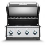 Broil King Baron 420 Built-In Gas Barbecue | Lid Open