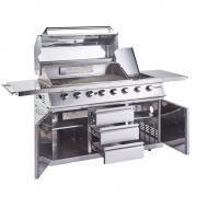 Outback Signature 6 Burner Hybrid IR Barbecue &#124; Stainless Steel - view 4