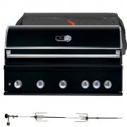 Whistler Burford Black Silk 5 Burner Built&#45;In Gas Barbecue &#124; Cover &#43; Rotisserie &#124; New 2024 - view 1
