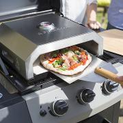 La Hacienda Stainless Steel Firebox BBQ Pizza Oven - view 4
