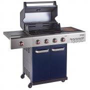 Outback Jupiter 4 Burner Hybrid Barbecue with Chopping Board &#124; Blue - view 2