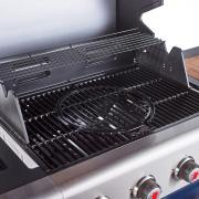 Outback Jupiter 4 Burner Hybrid Barbecue with Chopping Board &#124; Blue - view 3