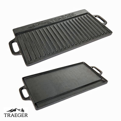 Traeger BAC382 Cast Iron Reversible Griddle for sale online 